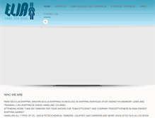 Tablet Screenshot of eliashipping.com